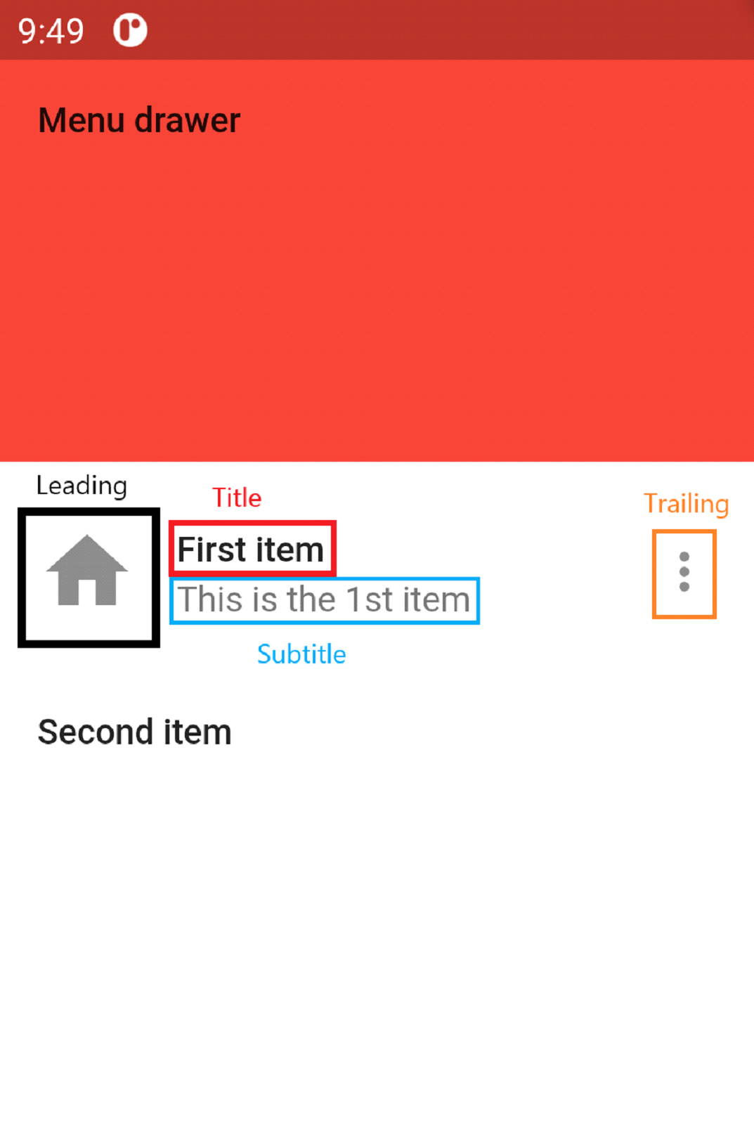 Flutter drawer menu Build an App in 5 minutes asap developers